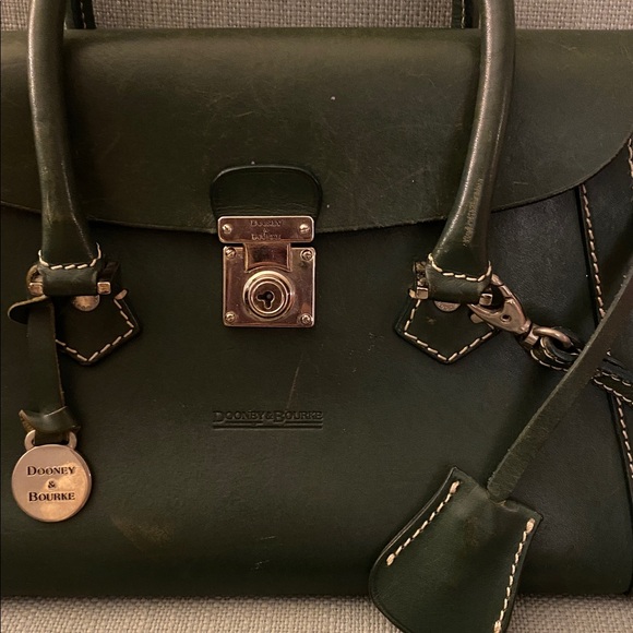 Vintage Green Dooney and Bourke Alto Bag - Picture 2 of 9